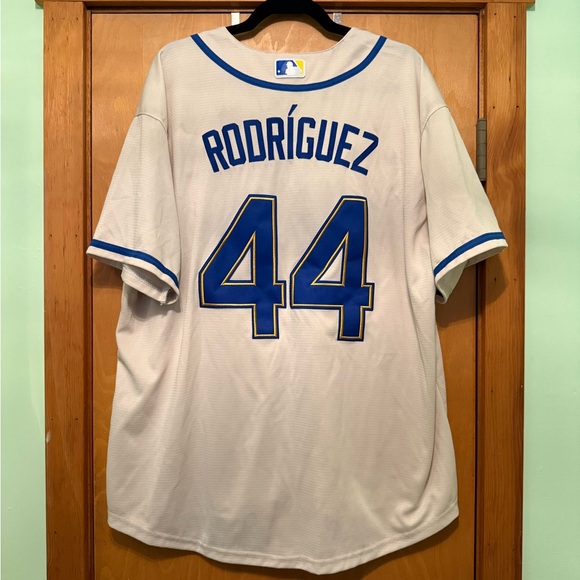 Cream Seattle Mariners Rodriguez Jersey - XXL - Picture 2 of 4